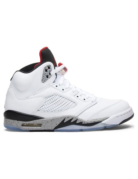 AIR JORDAN 5 RETRO WHITE CEMENT with high quality,best top AIR JORDAN 5