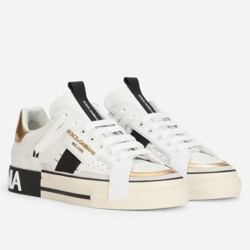 Dolce Gabbana Womens Custom 2.Zero Sneakers White/Black