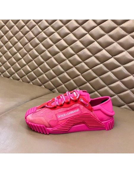 Dolce Gabbana Womens NS1 Slip-on Sneakers Fuchsia