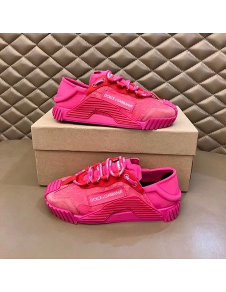 Dolce Gabbana Womens NS1 Slip-on Sneakers Fuchsia