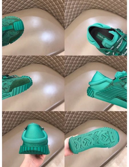 Dolce Gabbana Womens NS1 Slip-on Sneakers Green