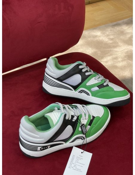 GUCCI BASKET SNEAKER IN GREEN DEMETRA - GCC109