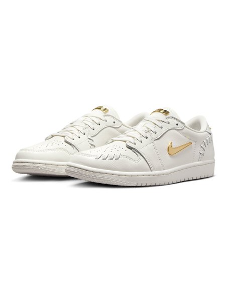 Air Jordan 1 Low Method of Make Sail Metallic Gold with high quality,best top AIR JORDAN 1 LOW