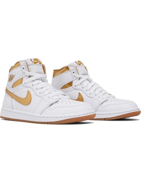 Jordan 1 Retro High OG Metallic Gold with high quality,best top AIR JORDAN 1 HIGH