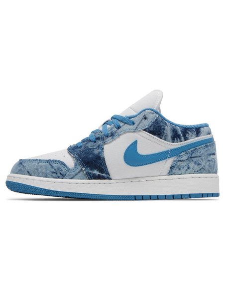 AIR JORDAN 1 LOW GS WASHED DENIM with high quality,best top AIR JORDAN 1 LOW