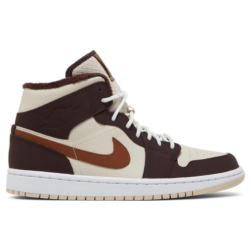 AIR JORDAN 1 MID SE CREAM DARK CHOCOLATE with high quality,best top AIR JORDAN 1 HIGH