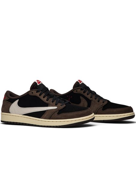 TRAVIS SCOTT X AIR JORDAN 1 LOW Mocha with high quality,best top AIR JORDAN 1 LOW