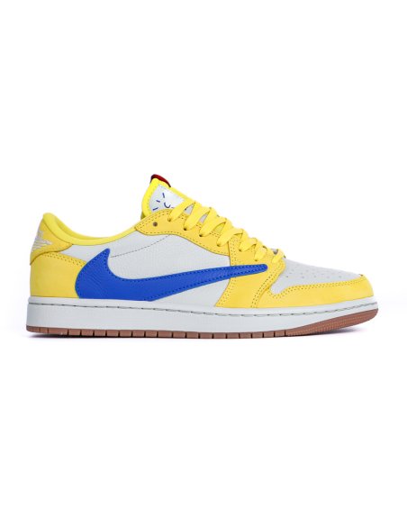 Travis Scott x Air Jordan 1 Retro Low OG SP Canary with high quality,best top AIR JORDAN 1 LOW