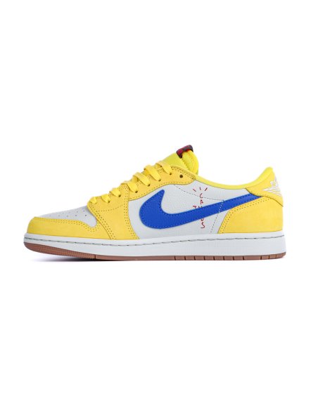 Travis Scott x Air Jordan 1 Retro Low OG SP Canary with high quality,best top AIR JORDAN 1 LOW