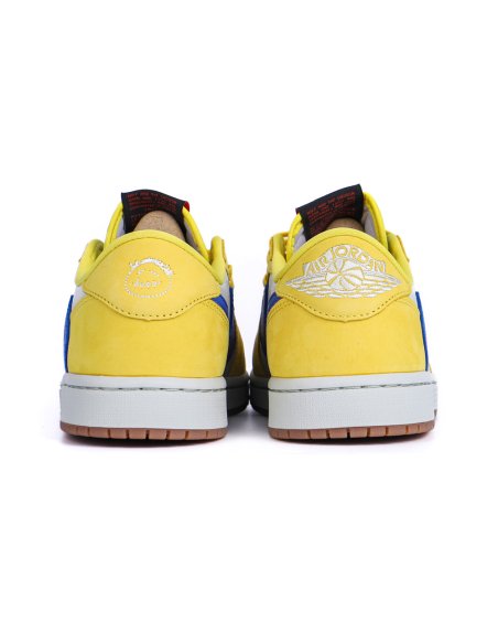 Travis Scott x Air Jordan 1 Retro Low OG SP Canary with high quality,best top AIR JORDAN 1 LOW
