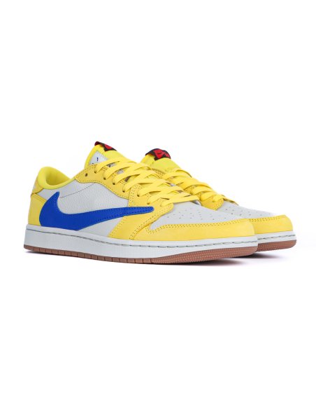 Travis Scott x Air Jordan 1 Retro Low OG SP Canary with high quality,best top AIR JORDAN 1 LOW