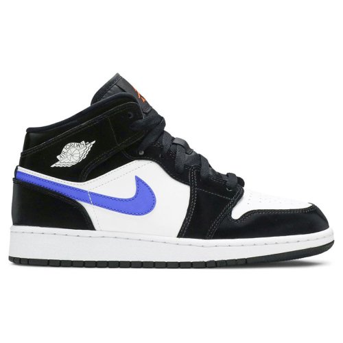 AIR JORDAN 1 MID GS BLACK RACER BLUE with high quality,best top AIR JORDAN 1  MID