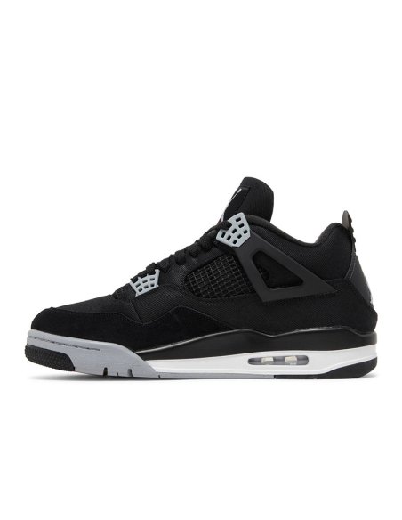 AIR JORDAN 4 RETRO BLACK CANVAS with high quality,best top AIR JORDAN 4