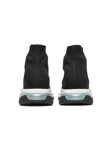 Balenciaga Speed Sneaker Clearsole - Black White,BALENCIAGA SPEED