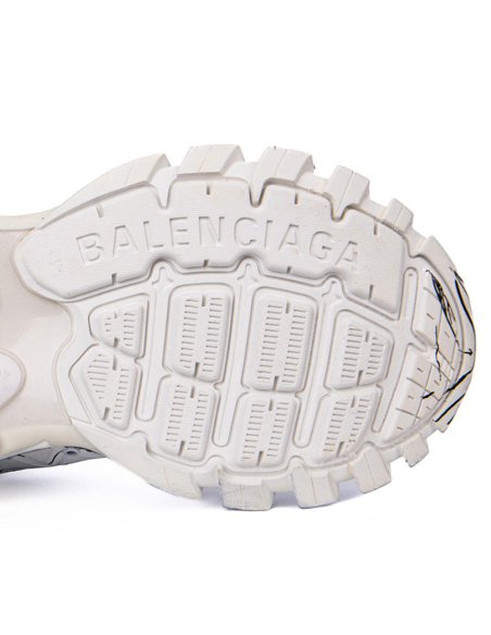 Balenciaga Track 3.0 White Blue Black High Art Graffiti,BALENCIAGA TRACK