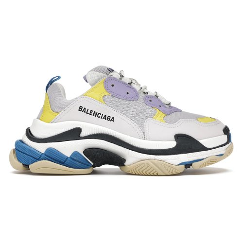 BALENCIAGA TRIPLE S PURPLE YELLOW,