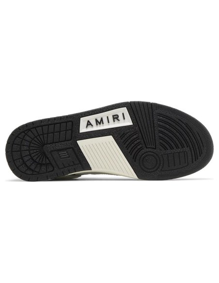 Amiri Skel Top Low Black White,AMIRI
