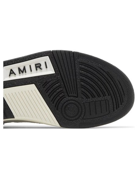 Amiri Skel Top Low Black White,AMIRI