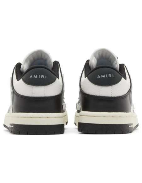 Amiri Skel Top Low Black White,AMIRI