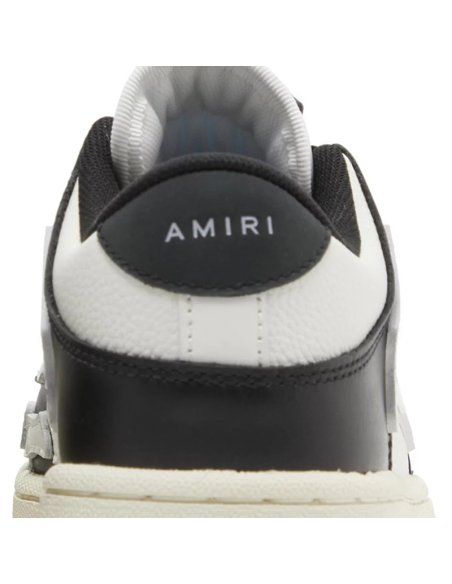 Amiri Skel Top Low Black White,AMIRI