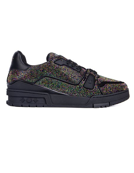 Louis Vuitton Trainer Black Crystals 1A815L,LV Trainer