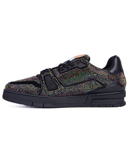 Louis Vuitton Trainer Black Crystals 1A815L,LV Trainer
