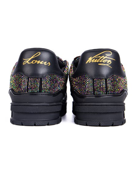 Louis Vuitton Trainer Black Crystals 1A815L,LV Trainer