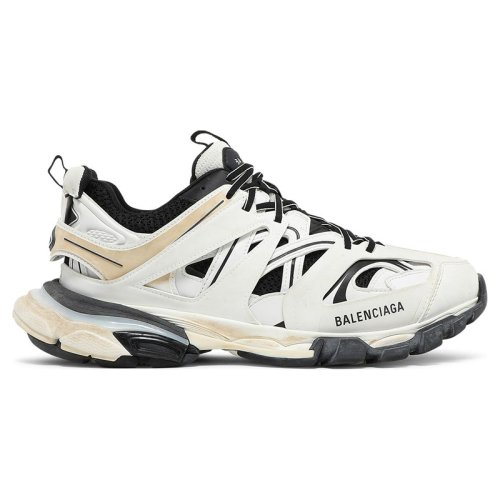 BALENCIAGA TRACK WHITE BLACK,BALENCIAGA TRACK