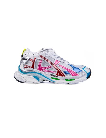 Balenciaga Runner Sneaker Worn-Out - White Multi-Color,Balenciaga Runner