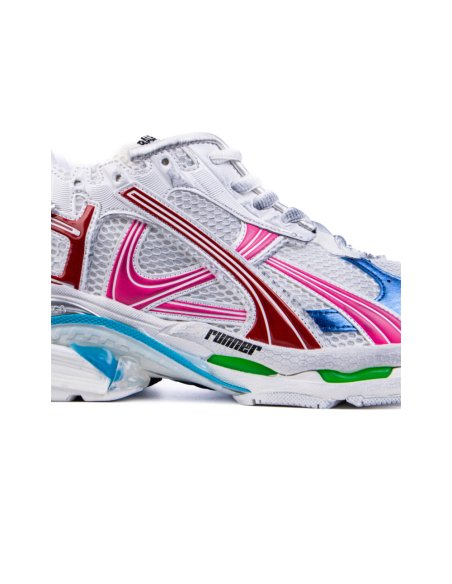 Balenciaga Runner Sneaker Worn-Out - White Multi-Color,Balenciaga Runner