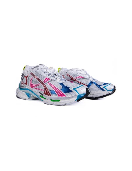 Balenciaga Runner Sneaker Worn-Out - White Multi-Color,Balenciaga Runner