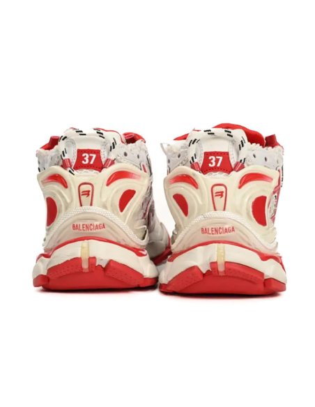 Balenciaga Runner Sneaker White Red,Balenciaga Runner
