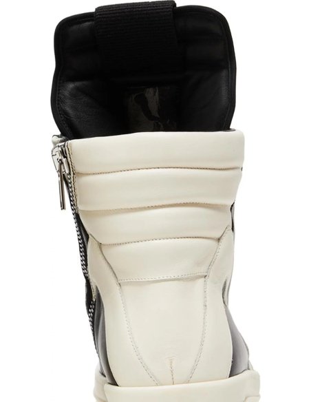 Rick Owens Strobe Geobasket High Black Milk,RICK OWENS