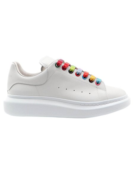 Alexander McQueen Oversized Sneaker White Multi,ALEXANDER MCQUEEN