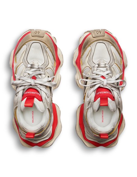 Balenciaga Cargo Sneaker in beige, grey and red,BALENCIAGA CARGO