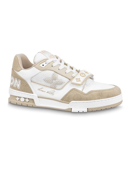 Louis Vuitton Trainer Beige White,LV Trainer