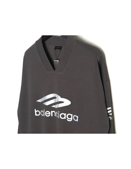 Balenciaga 3B printed V-neck long-sleeved ski T-shirt TSK1,Balenciaga