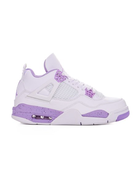 Custom Air Jordan 4 Retro White Purple  with high quality,best top AIR JORDAN 4