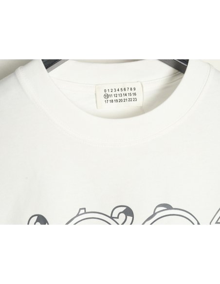 Maison Margiela double m print short-sleeved T-shirt,MAISON MARGIELA