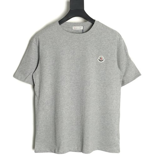 Moncler embroidered letter jacquard short-sleeved T-shirt,Moncler