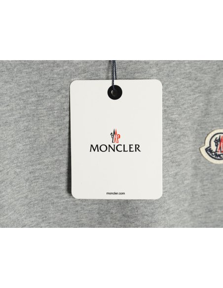 Moncler embroidered letter jacquard short-sleeved T-shirt,Moncler