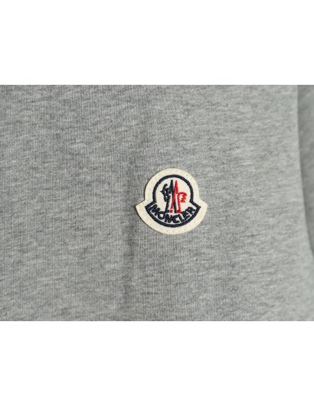 Moncler embroidered letter jacquard short-sleeved T-shirt,Moncler