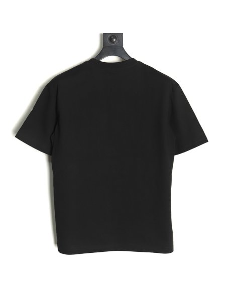 Moncler embroidered letter jacquard short-sleeved T-shirt TSK1,Moncler