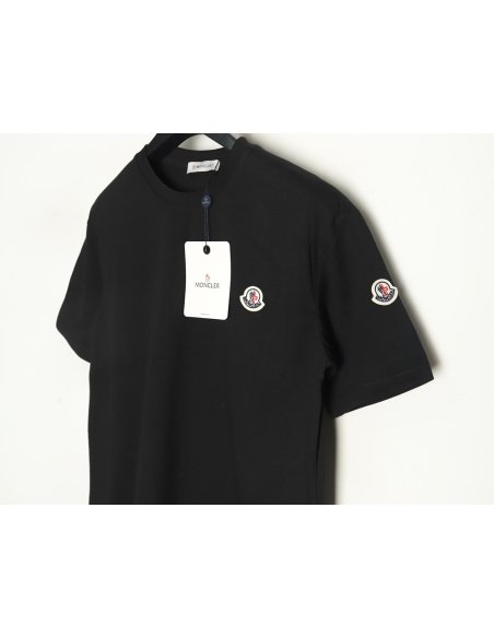 Moncler embroidered letter jacquard short-sleeved T-shirt TSK1,Moncler
