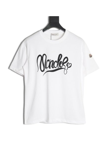 Moncler Year of the Snake 3D Printed Logo Short Sleeve T-Shirt,Moncler