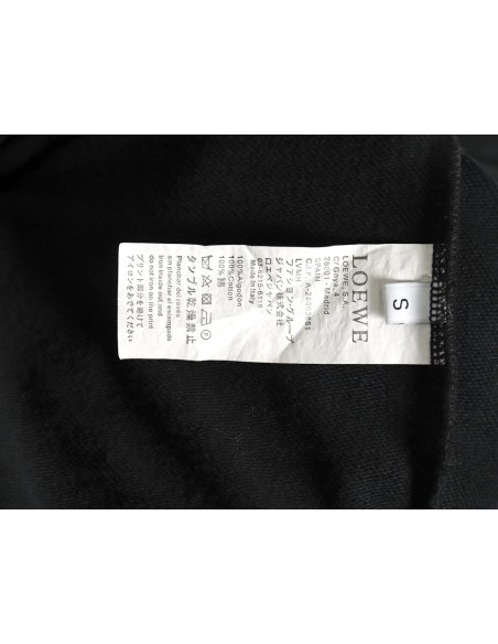 Loewe embossed back embossed large logo zipper hooded jacket,Loewe