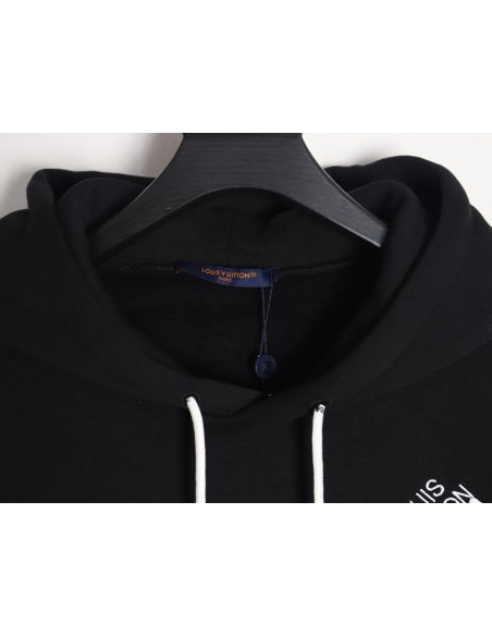 Louis Vuitton pin-embroidered hooded sweatshirt,Louis Vuitton