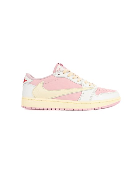 Travis Scott x Air Jordan 1 AJ1 Low TS Joint white powder hook low top with high quality,best top AIR JORDAN 1 LOW
