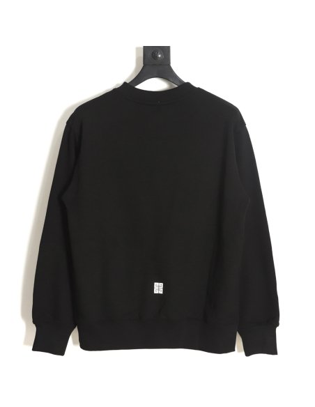 Givenchy 23FW fuzzy print crewneck sweatshirt,Givenchy