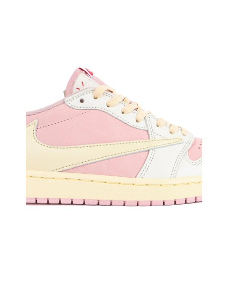 Travis Scott x Air Jordan 1 AJ1 Low TS Joint white powder hook low top with high quality,best top AIR JORDAN 1 LOW